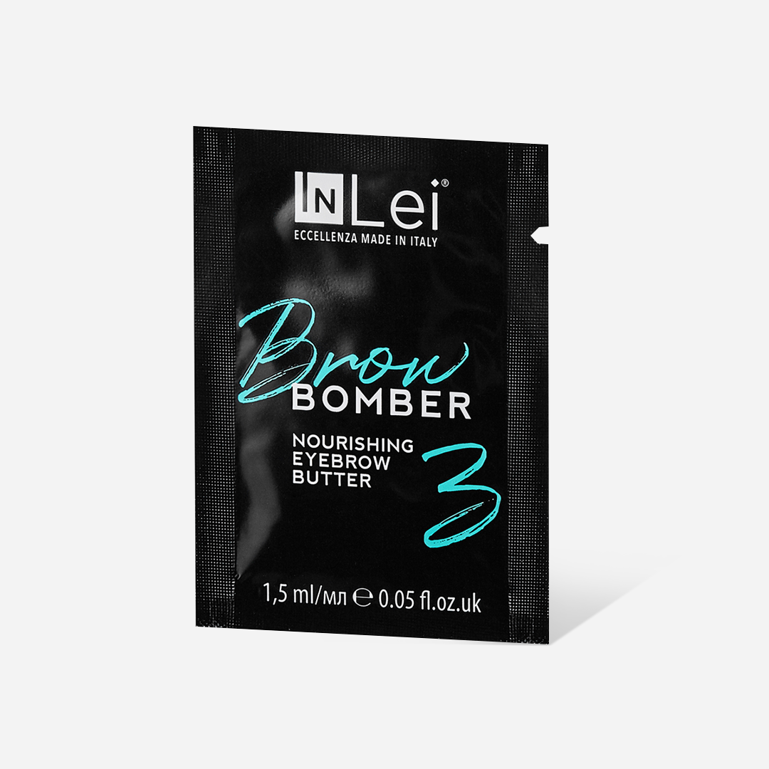 InLei® BROW BOMBER 3 – odżywcze masło do brwi saszetka 1,5 ml