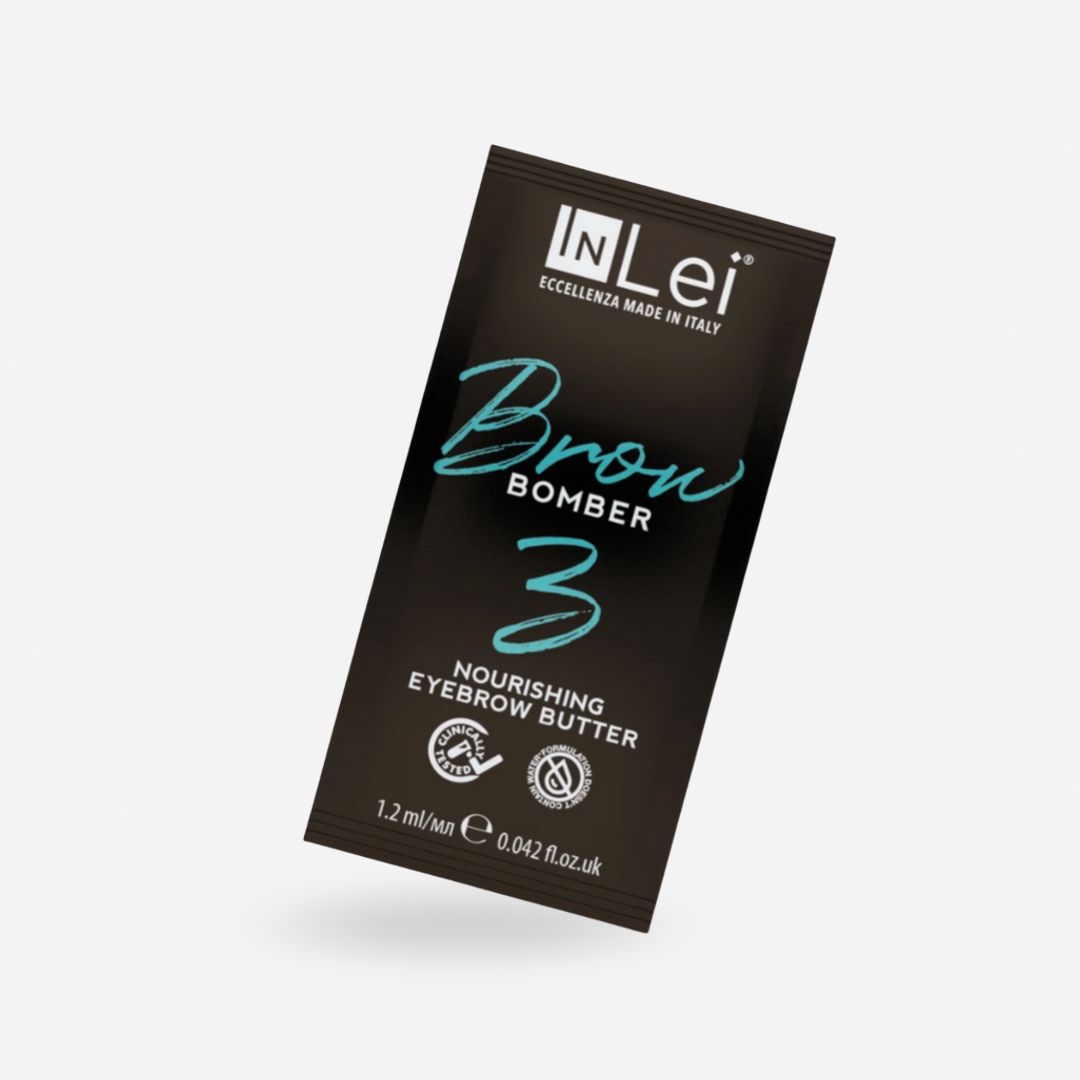InLei® ”BROW BOMBER 3” – odżywcze masło do brwi saszetka 1,2ml